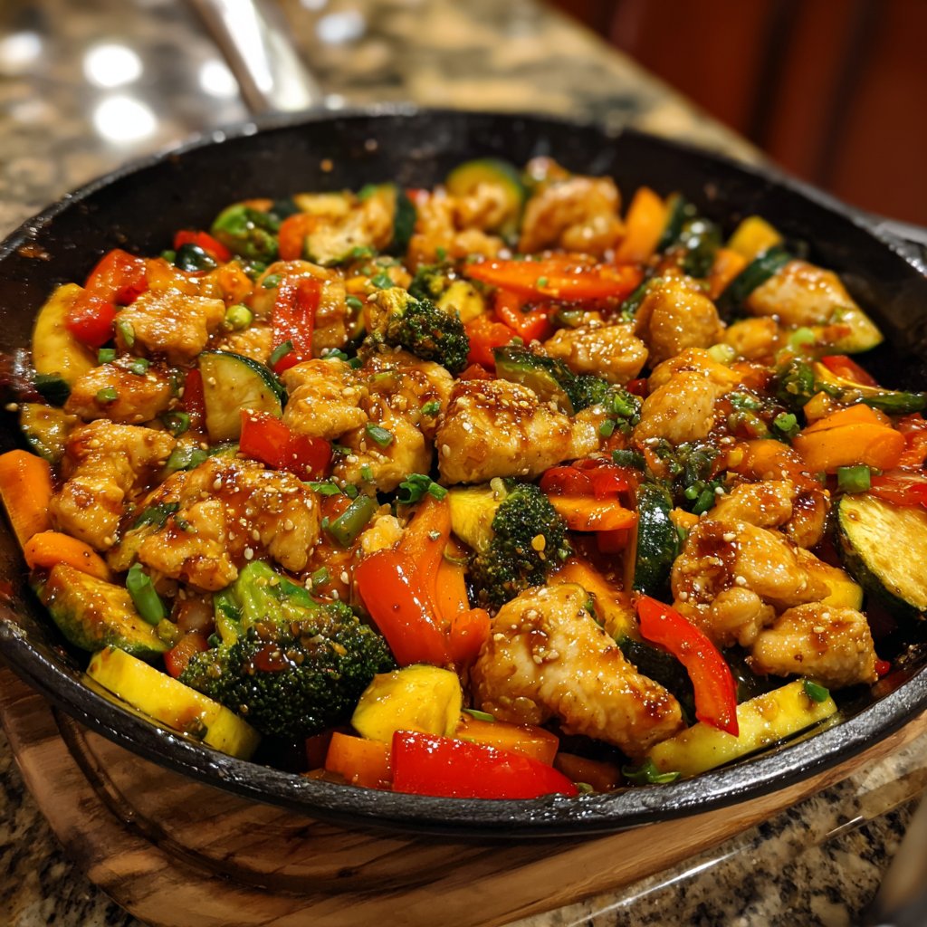 Spring Chicken and Vegetable Stir-Fry