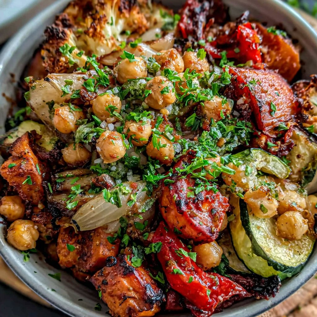 Roasted Vegetable Buddha Bowls
