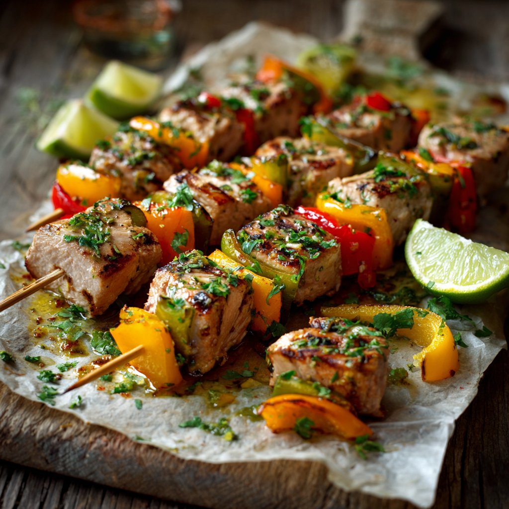 Zesty Citrus Tuna Skewers