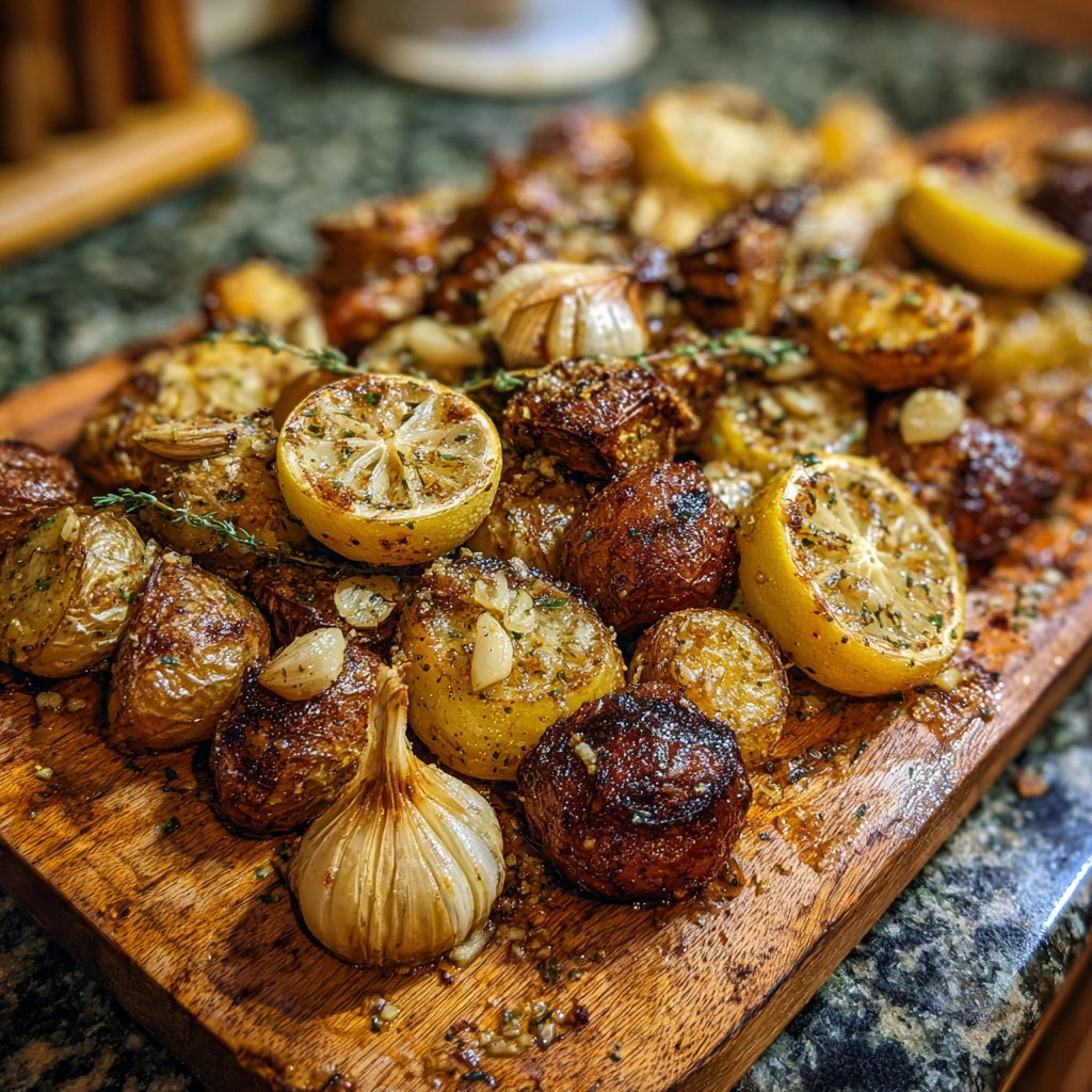 Garlic-Lemon Roasted Besties
