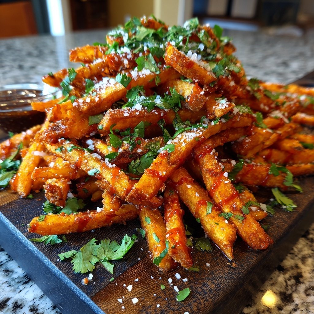 Spicy Jicama Fries with Dips