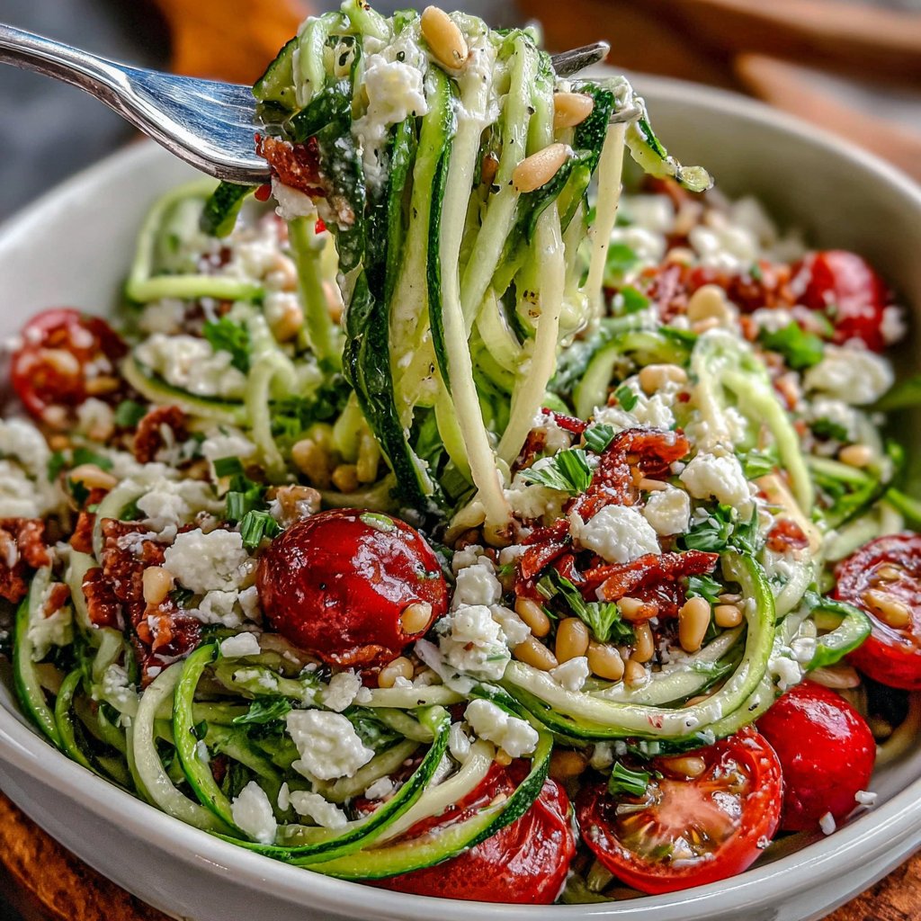 Zucchini Noodle Lunch Salad