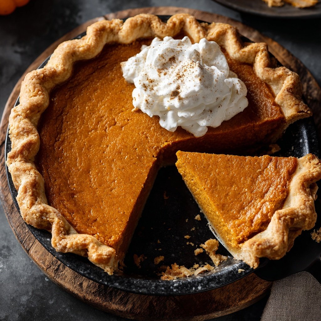 Festive Spiced Pumpkin Pie
